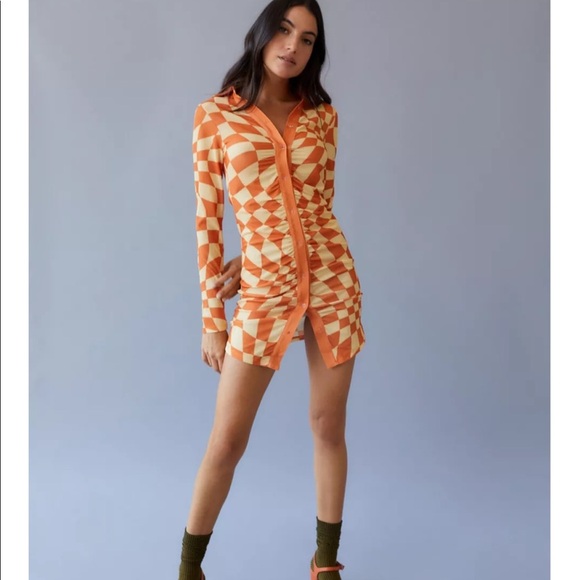 NGOrder Warped Pattern Mini Dress - Picture 3 of 8